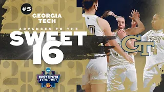 West Virginia vs. Georgia Tech - Second Round Women's NCAA Tournament Extended Highlights