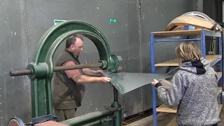 Video 95 Restoration of Lancaster NX611 Year 4. The wingtip trailing edge casting arrive.
