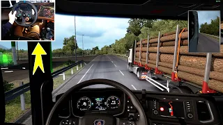 Euro Truck Simulator 2 Steering Wheel Gameplay | Logitech G29