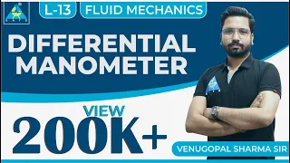 Fluid Mechanics | Module 2 | Differential Manometer (Lecture 13)