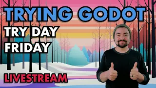 Trying Godot | Doing the 3D Game Tutorial | Try Day Friday
