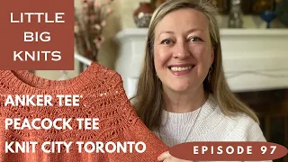 Episode 97 - Anker Tee, Peacock Tee, Knit City Toronto! So Much Fun!