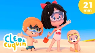 ESPECIAL VERANO 🏖☀️ Las mejores canciones infantiles para bebés con Cleo y Cuquín