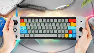 This gaming keyboard is also a controller?! - Megalodon Console 64