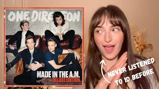 REACTING TO ONE DIRECTION FOR THE FIRST TIME IN 2022!! | Made In The A.M. Album Reaction