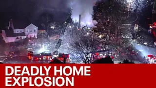 Virginia home explosion kills firefighter