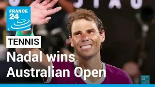 Rafael Nadal wins Australian Open for record 21st major title • FRANCE 24 English