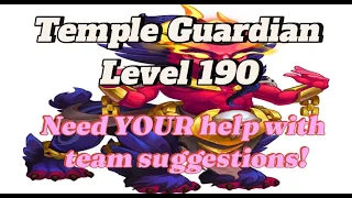 Level 190 Temple Guardians, I Need Your Help!  Lara Croft Event - Hero Wars: Dominion Era