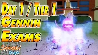 Taking the Day 1 / Tier 1 Genin Exams | Shinobi Origin