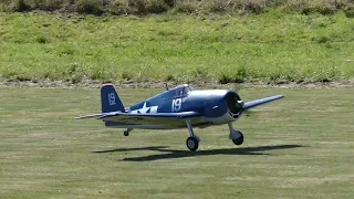 James taxis out the Hellcat and awaits clearance (Clarence) and takes off