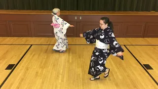 Obon Dancing - Tanko Bushi - full dance practice