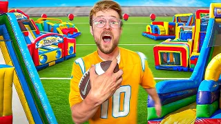 100 YARDS OF EXTREME FOOTBALL CHALLENGES!!