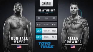 FREE FIGHT | Crowder Drops Vicious Elbows | DWCS Week 8 Contract Winner - Season 1