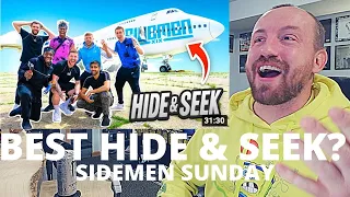 BEST HIDE & SEEK EVER? SIDEMEN HIDE AND SEEK ON A JUMBO JET (REACTION!) Sidemen Sunday