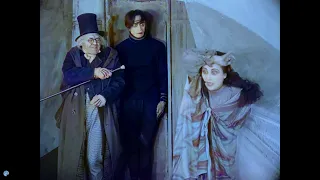 [4k, 60fps, colorized] (1920)  Das Cabinet des Dr. Caligari.Robert Wiene. Scenes.
