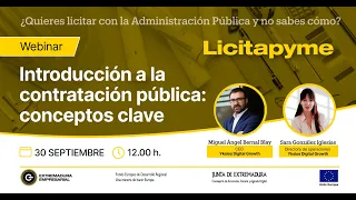 Introducción a la contratación pública - Programa Licitapyme