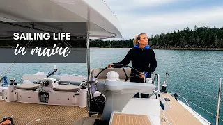 Sailing Life in Maine on a Seawind 1600 - The Most Beautiful Cruising Ground | Harbors Unknown Ep 42