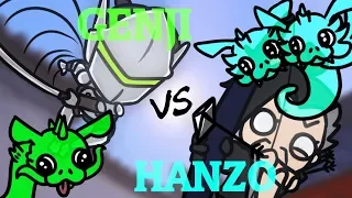 Genji vs. Hanzo (Overwatch Animation)