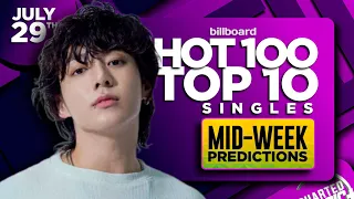 MID-WEEK PREDICTIONS | Billboard Hot 100, Top 10 Singles | July 29th, 2023