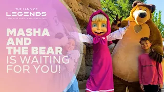 Masha and The Bear is waiting for you at The Land of Legends Theme Park | The Land Of Legends