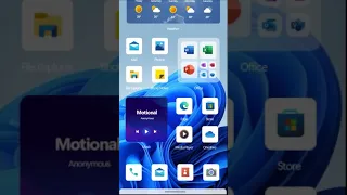 Windows 11 Mobile - Desktop #shorts