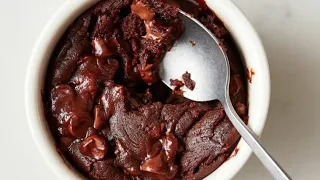 2 minute Mug Brownie | Eggless Fudgy Brownies | Brownie in a Mug Recipe | How to make Brownie |