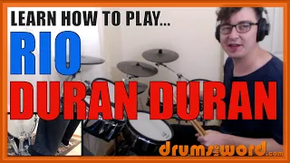 ★ Rio (Duran Duran) ★ Drum Lesson PREVIEW | How To Play Song (Roger Taylor)