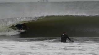 Surfing Barrel Fest in Long Beach, New York (hurricane Matthew)