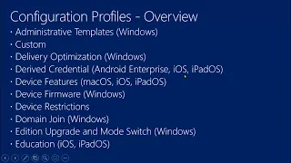 Microsoft Endpoint Manager   Intune   Configuration Profiles   Part I   The Basics and Beyond