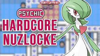 Can I beat a Hardcore Nuzlocke of Pokemon Ruby with only PSYCHIC TYPES?