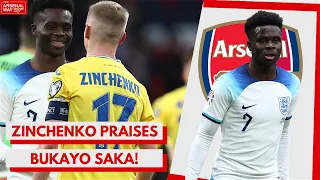 "ONE OF THE WORLD'S BEST PLAYERS" Oleksandr Zinchenko PRAISES Arsenal Teammate Bukayo Saka | VIDEO