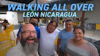 Walking All Over Leon Nicaragua | Discovering New Restaurants | Vlog 16 September 2022