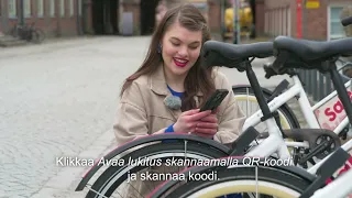 Ronja Alatalo opastaa: Näin käytät Tampereen kaupunkipyöriä 🚲