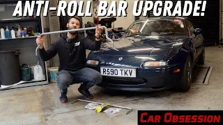 Upgrading the Anti-Roll Bars On My Turbocharged Mazda MX-5 (Whiteline Performance)