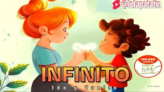 ♾️❤️👩‍👦 Infinito. Ida y vuelta  / Míriam Tirado - Libro infantil - cuento infantil