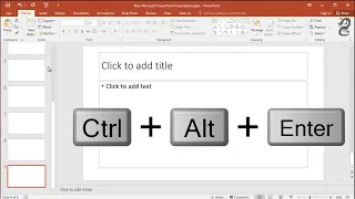 Shortcut Key to Insert a New Slide in PowerPoint