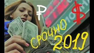 Прогноз курса доллара и рубля на 2019 год в России