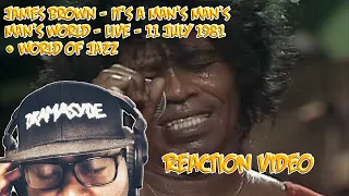 James Brown - It's A Man's Man's Man's World - Live - 11 July 1981 • World of Jazz REACTION VIDEO