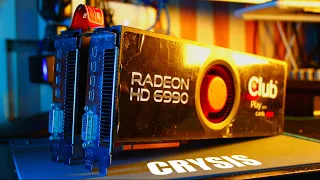 Crysis 1 on 2 HD 6990 Quad Crossfire