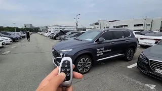 Hyundai SantaFe на аукционе в Корее