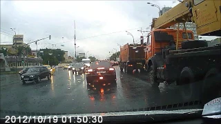 ДТП Авария Москва Волгоградский проспект 12.07.2017