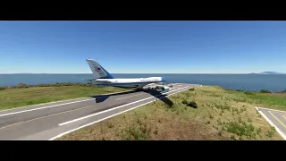 Can a Boeing 747 take off of the world's smallest runway?