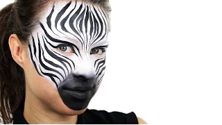 Zebra Face Paint Tutorial - Step-by-Step Guide