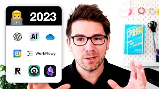 🔥 Můj kompletní produktivní workflow 2023:  Aplikace, systémy, myšlenky, hacky, AI a více