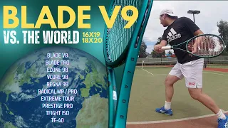 Wilson Blade V9 16x19 | 18x20 Racquet Review - Worth The Upgrade? Direct Comparisons To The Best 98s