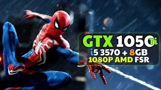 GTX 1050 Ti + i5 3570 | Marvel's Spider Man Remastered | 1080P, 900P, 720P | FSR