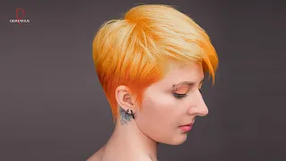 DEMETRIUS | Пикси | Женская стрижка на короткие волосы | pixie haircut