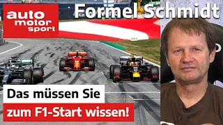 Formel Schmidt: Das müssen Sie zum F1-Start wissen! | auto motor und sport