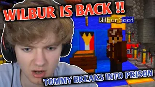 Tommy breaks into prison and Wilbur Is Back !! revived by Dream [Dream SMP lore]