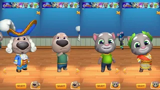 Talking Tom Gold Run 2 Captain Ben vs Ben vs Tom vs Roman Tom vs Roy Raccoon Gameplay